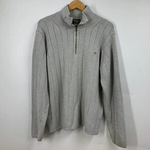 Polo‎ Jeans Co Ralph Lauren Men's Quarter Zip Pullover Cotton Sweater Size XL